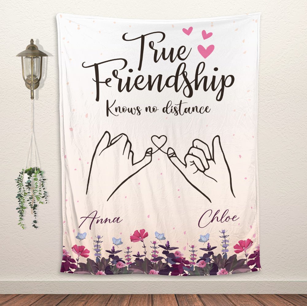 True Friendship Forever - Personalized Blanket - Giftago
