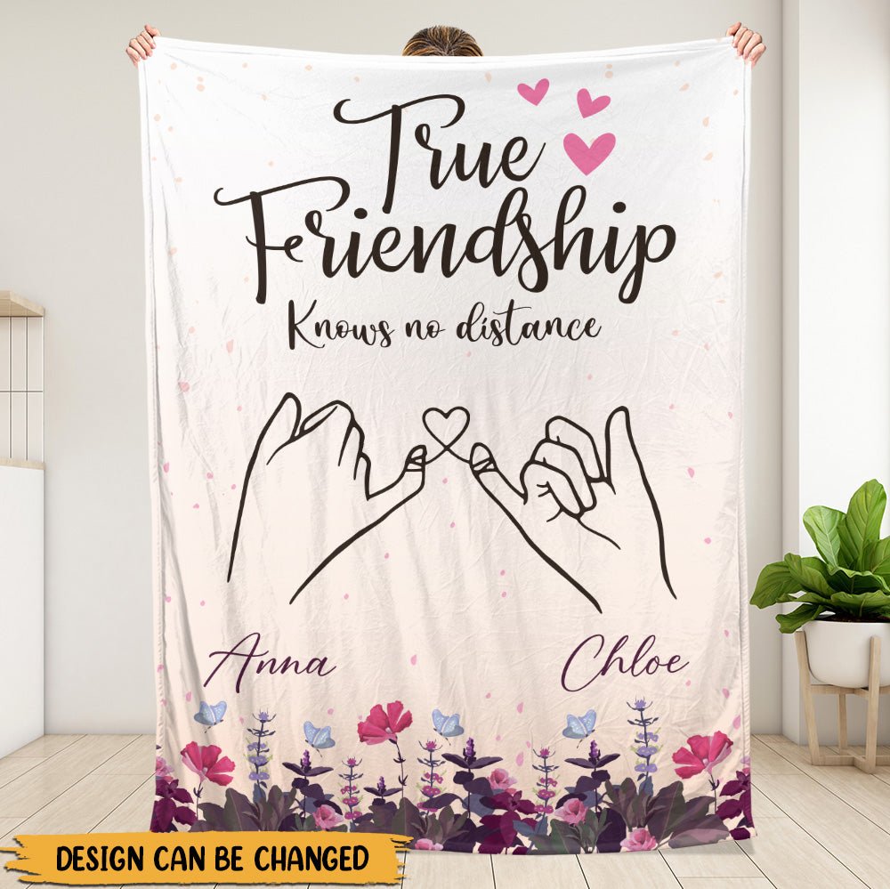 True Friendship Forever - Personalized Blanket - Giftago