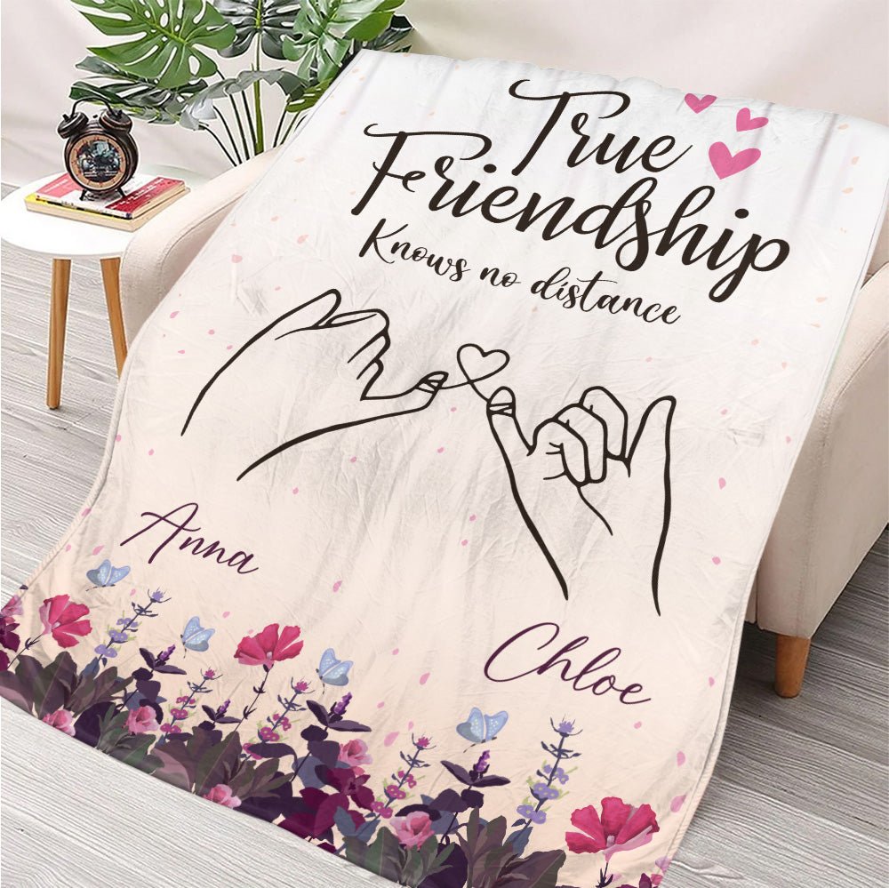 True Friendship Forever - Personalized Blanket - Giftago
