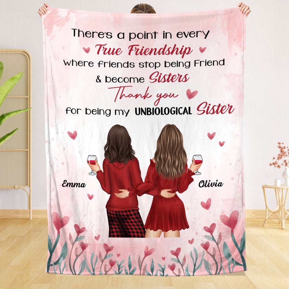 True Friendship - Personalized Blanket - Meaningful Gift For Birthday - Giftago
