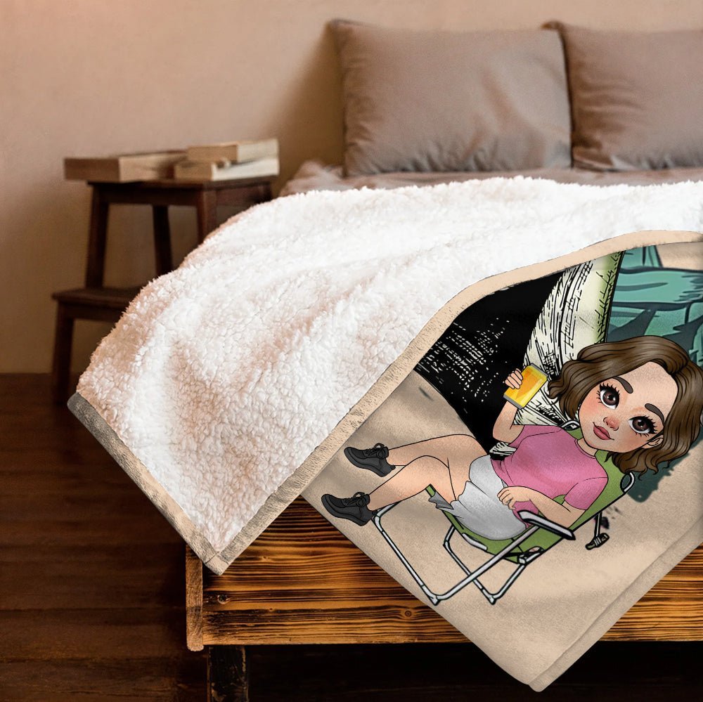 We Go Camping Together - Personalized Blanket - Giftago
