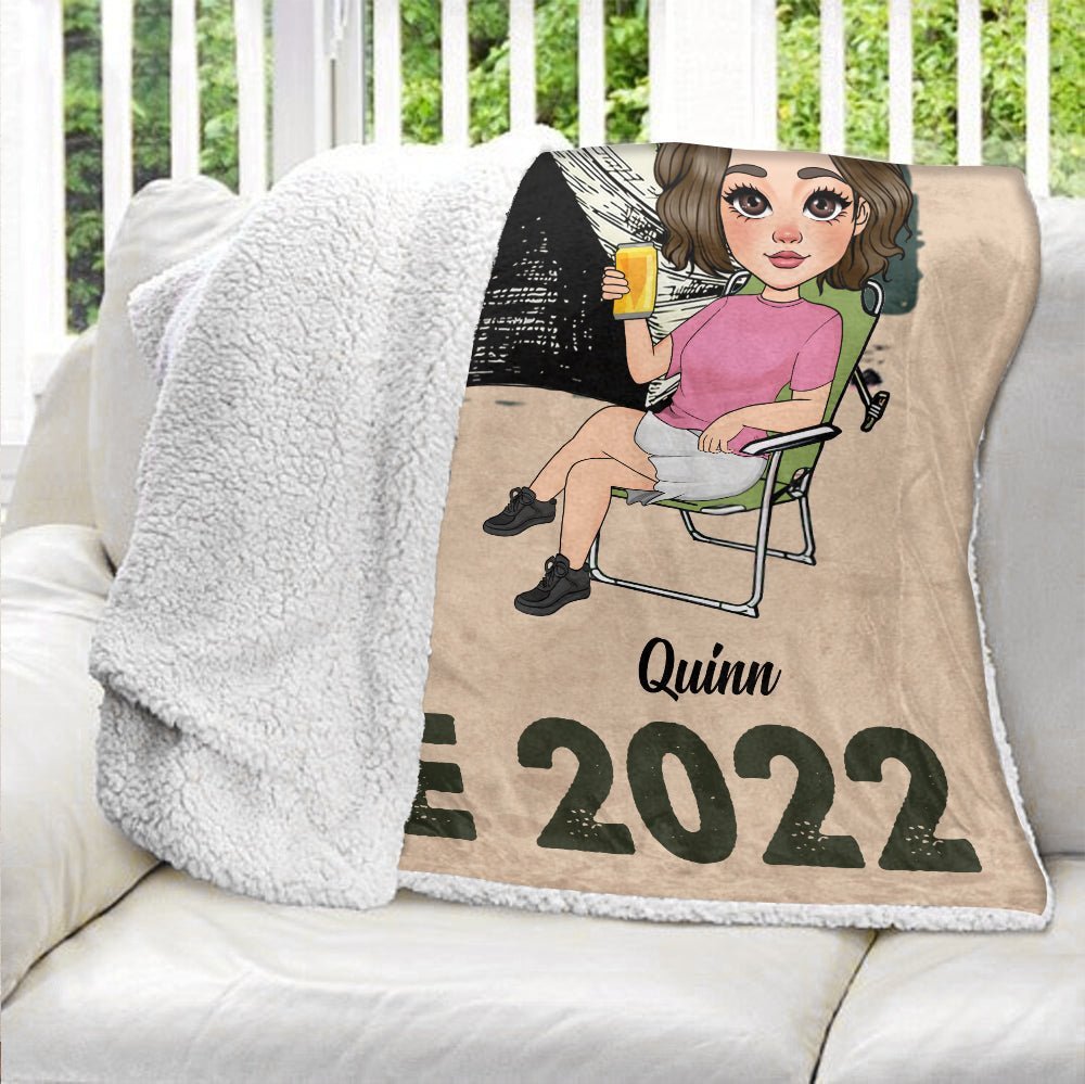 We Go Camping Together - Personalized Blanket - Giftago