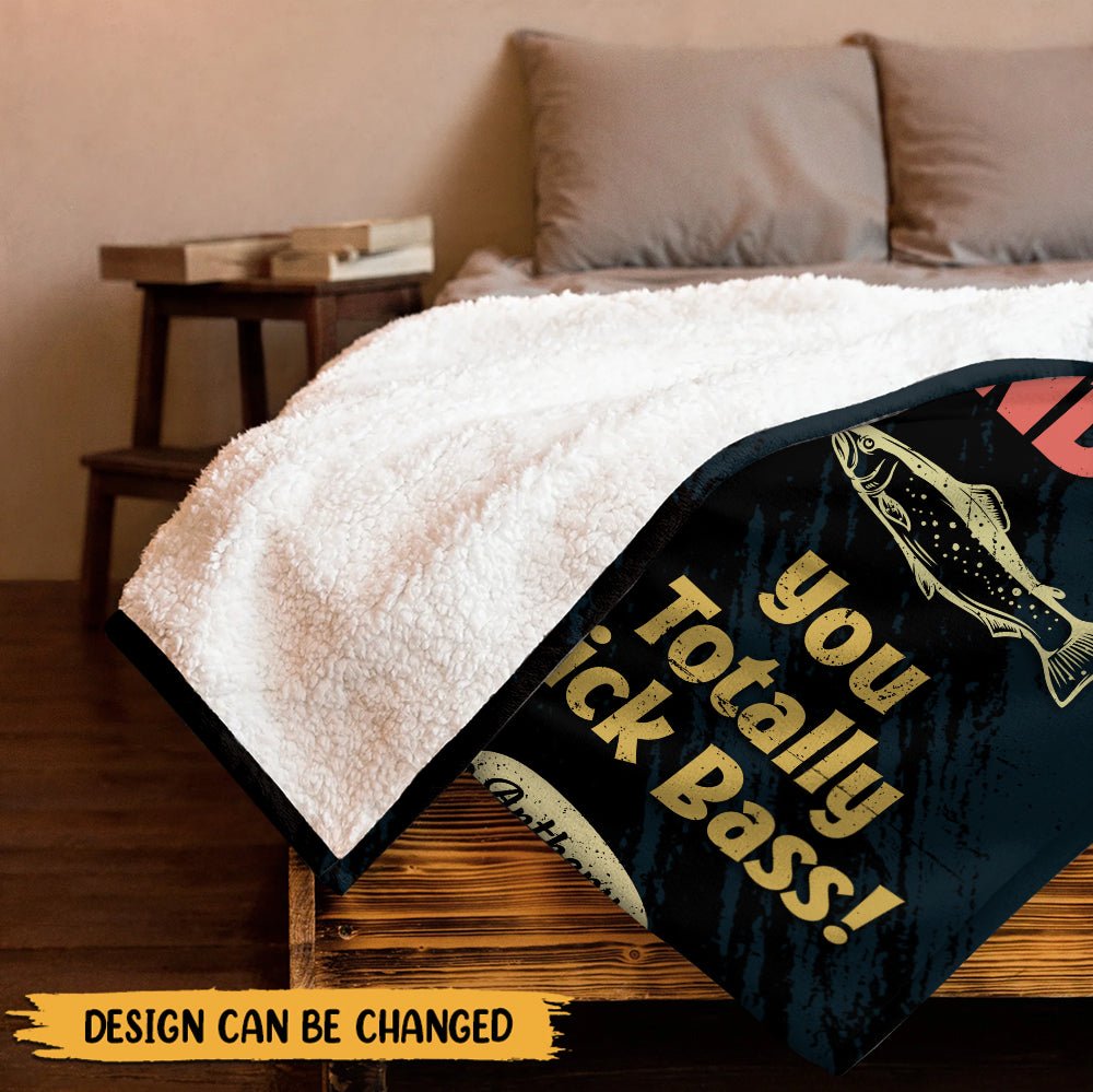 We Hooked The Best Dad Blanket - Personalized Blanket -  Best Gift For Father, Grandpa - Giftago