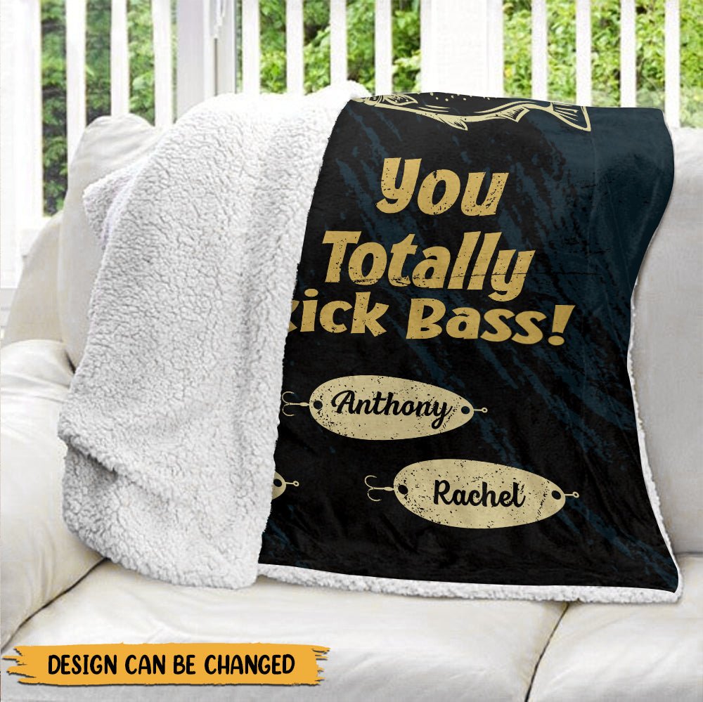 We Hooked The Best Dad Blanket - Personalized Blanket -  Best Gift For Father, Grandpa - Giftago