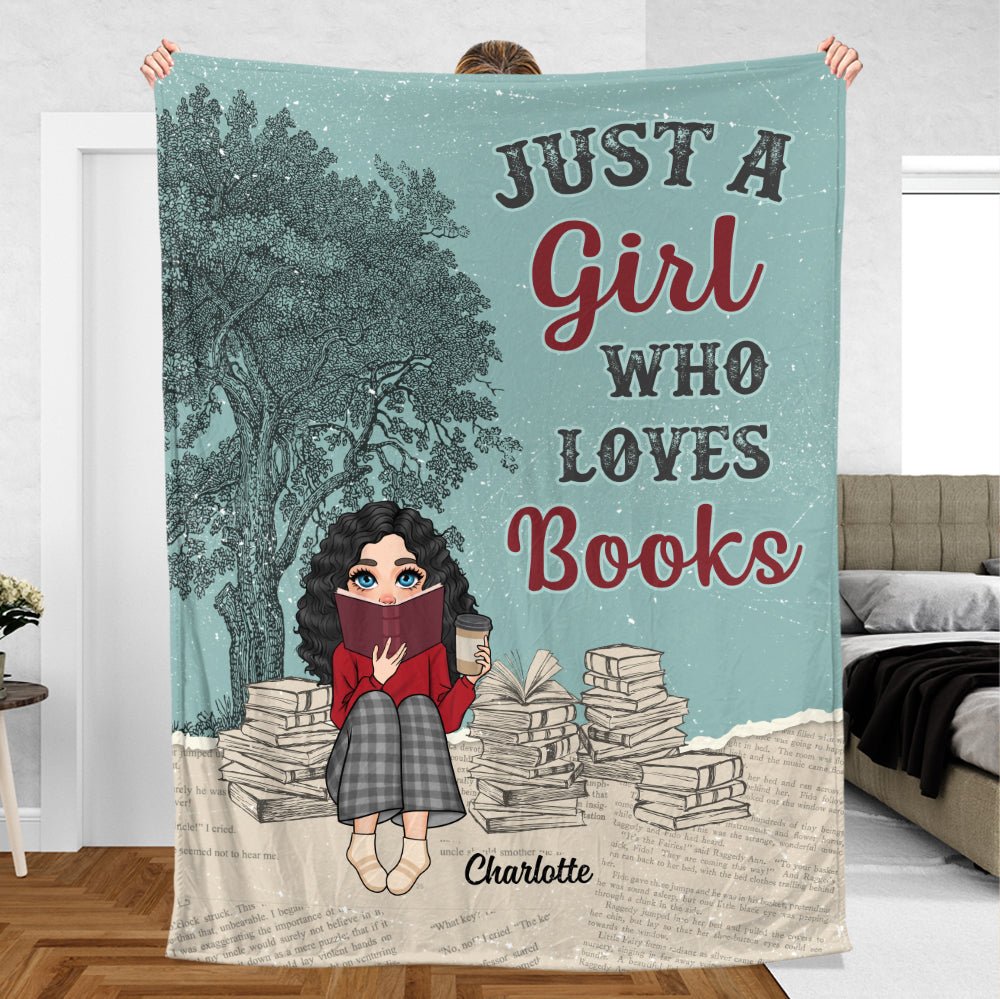 We Lose Ourself In Books And We Find Ourself There Too - Personalized Blanket - Thoughtful Gift For Birthday, Christmas - Giftago