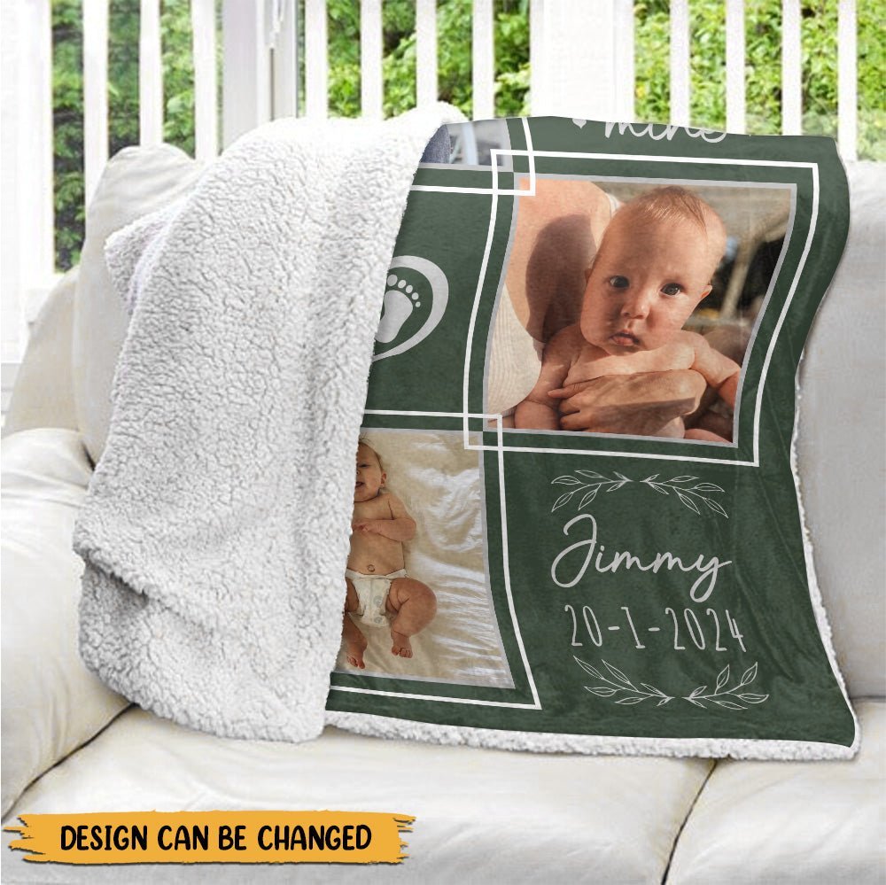 We Made A Wish & You Came True Newborn - Personalized Blanket - Giftago