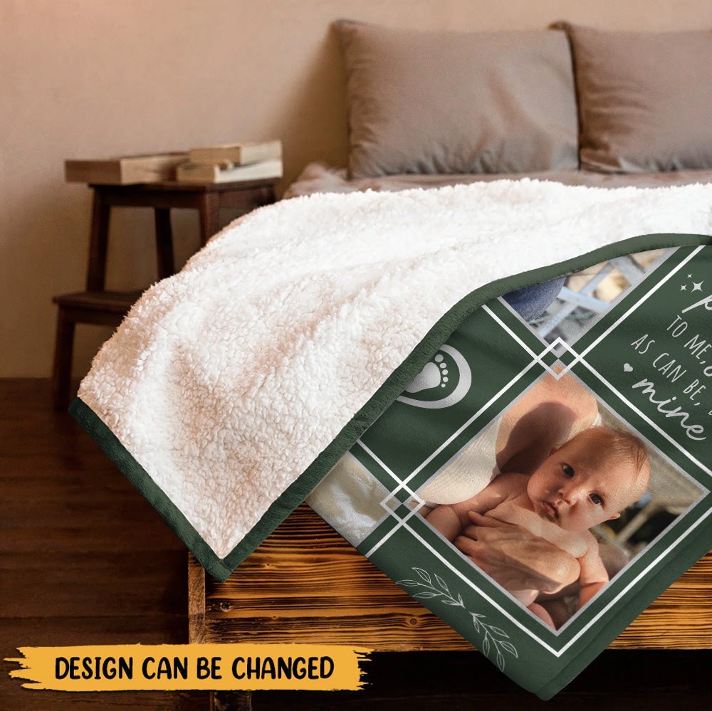 We Made A Wish & You Came True Newborn - Personalized Blanket - Giftago