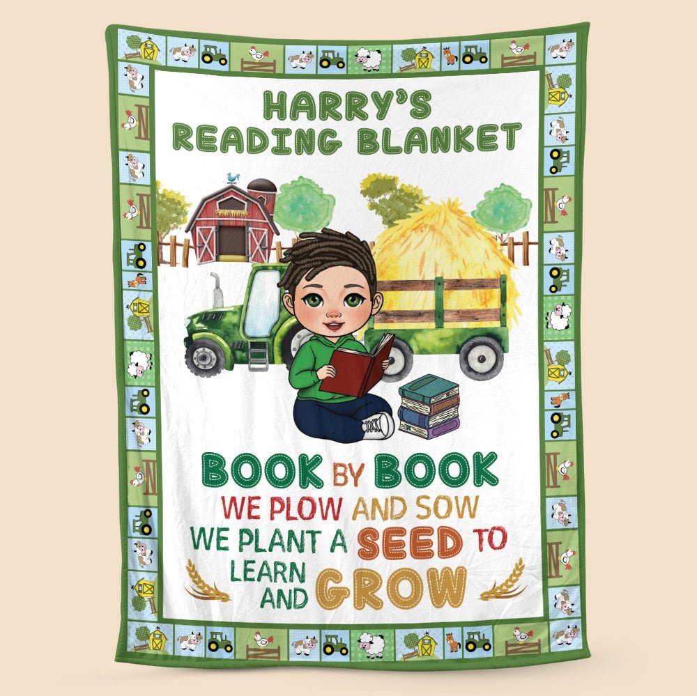 We Plant A Seed To Learn And Grow - Personalized Blanket - Thoughtful Gift For Birthday, Christmas - Giftago