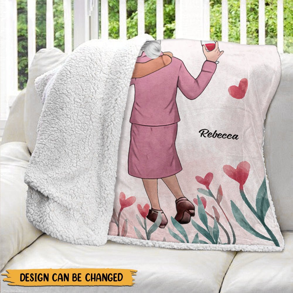 When Friends Stop Being Friends & Become Sisters - Personalized Blanket - Giftago