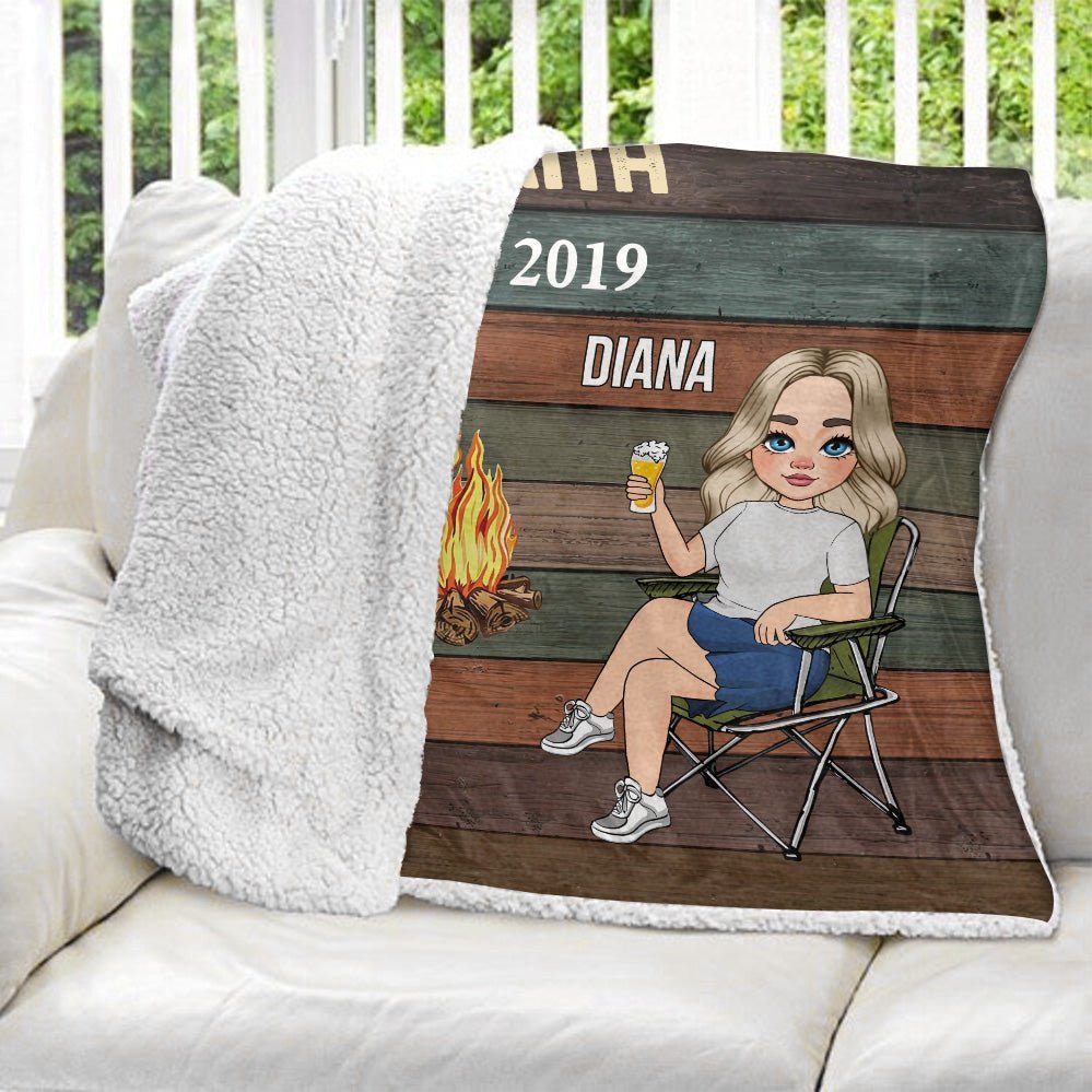 Where Marshmallows Get Roasted - Personalized Blanket