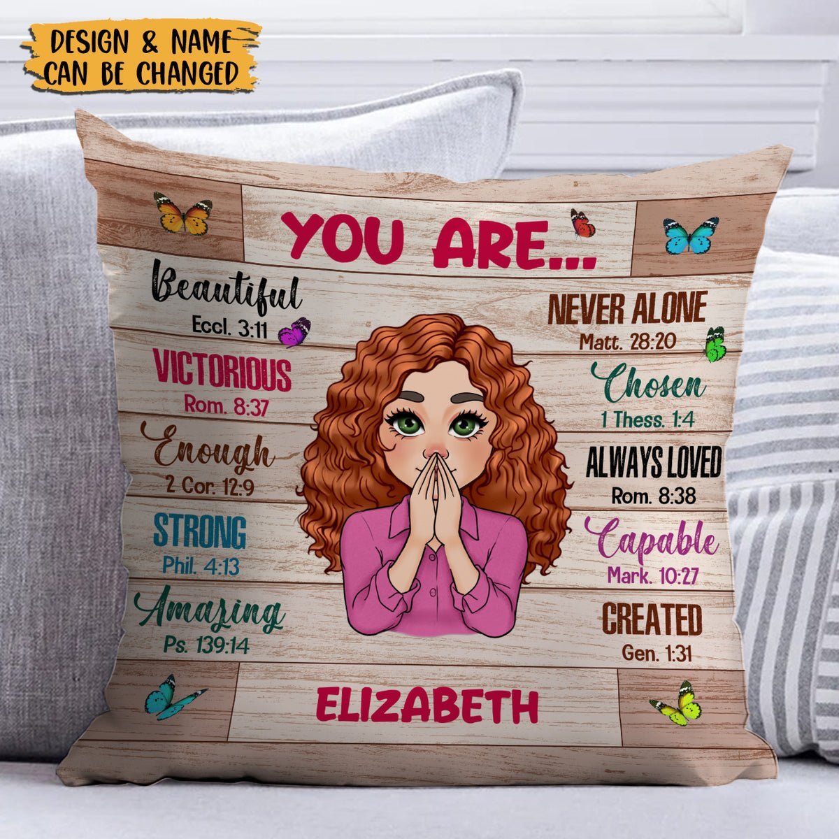 You Are Beautiful - Personalized Pillow - Best Gift For Mother, Daughter, Sister, Friend, Wife - Giftago