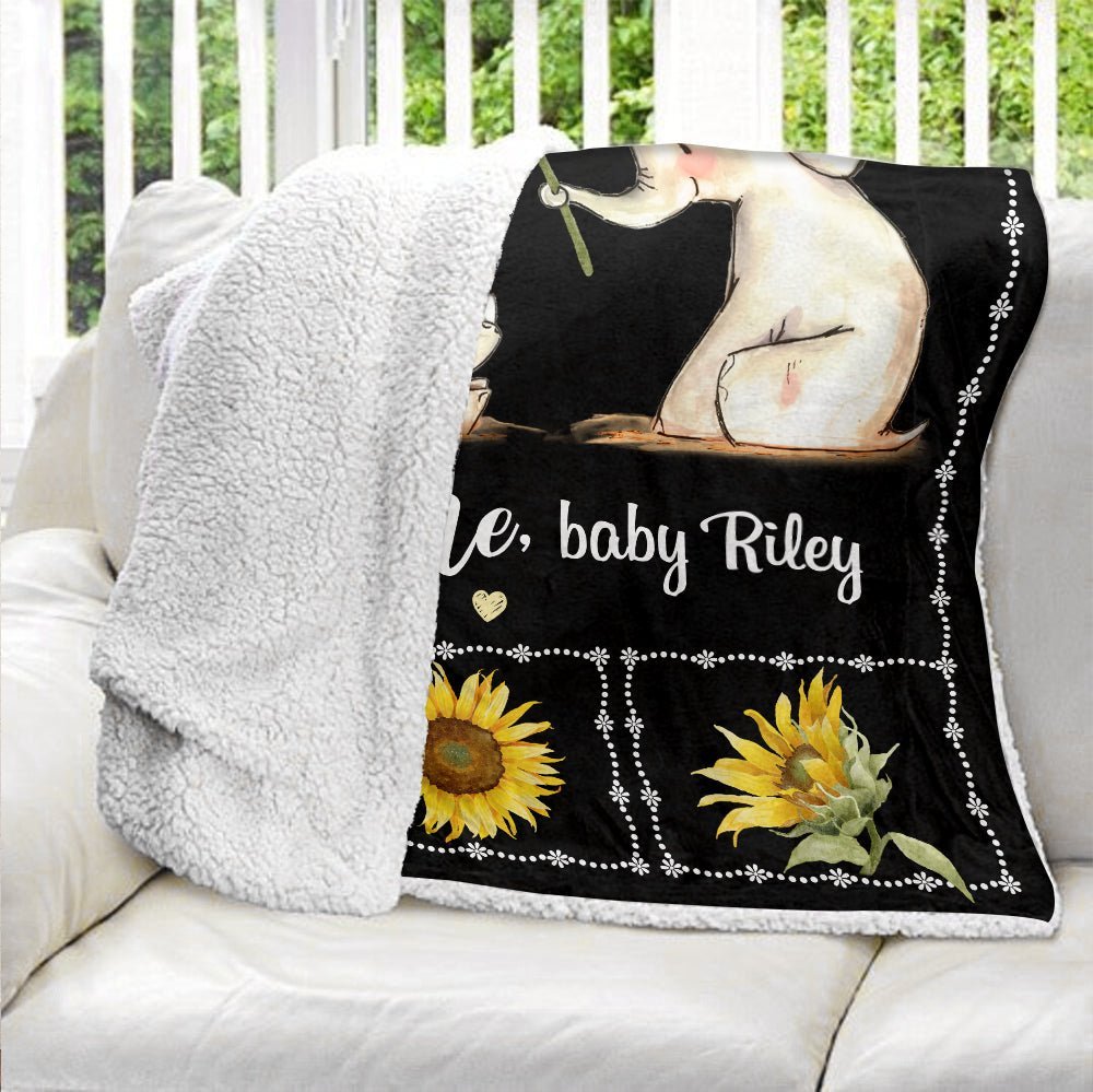 You Are My Sunshine Baby Blanket - Personalized Blanket - Giftago
