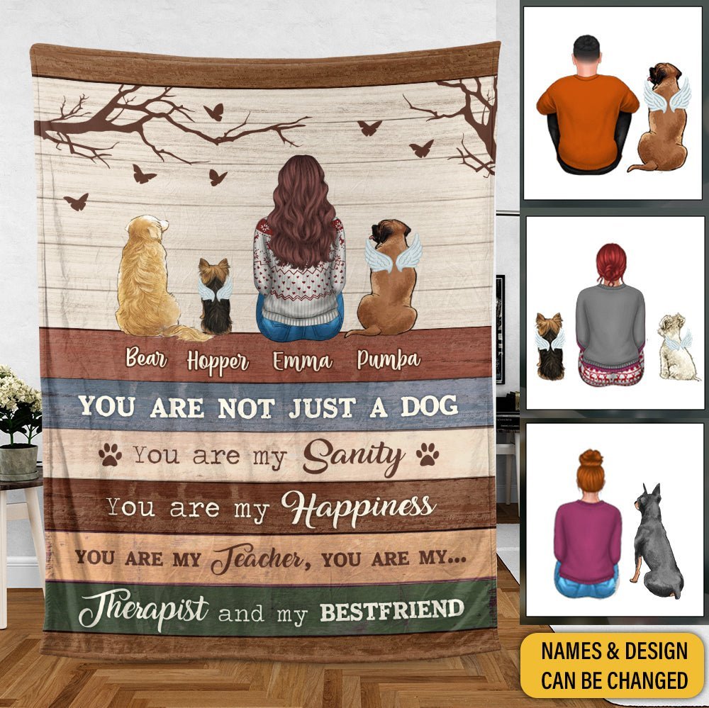 You Are Not Just A Dog - Personalized Blanket - Best Gift For Pet Lovers - Giftago