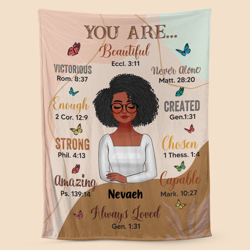 You Are... - Personalized Blanket - Best Gift For Mother, Grandma - Giftago