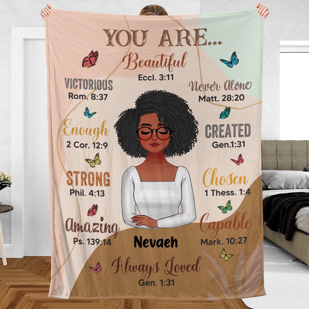 You Are... - Personalized Blanket - Best Gift For Mother, Grandma - Giftago