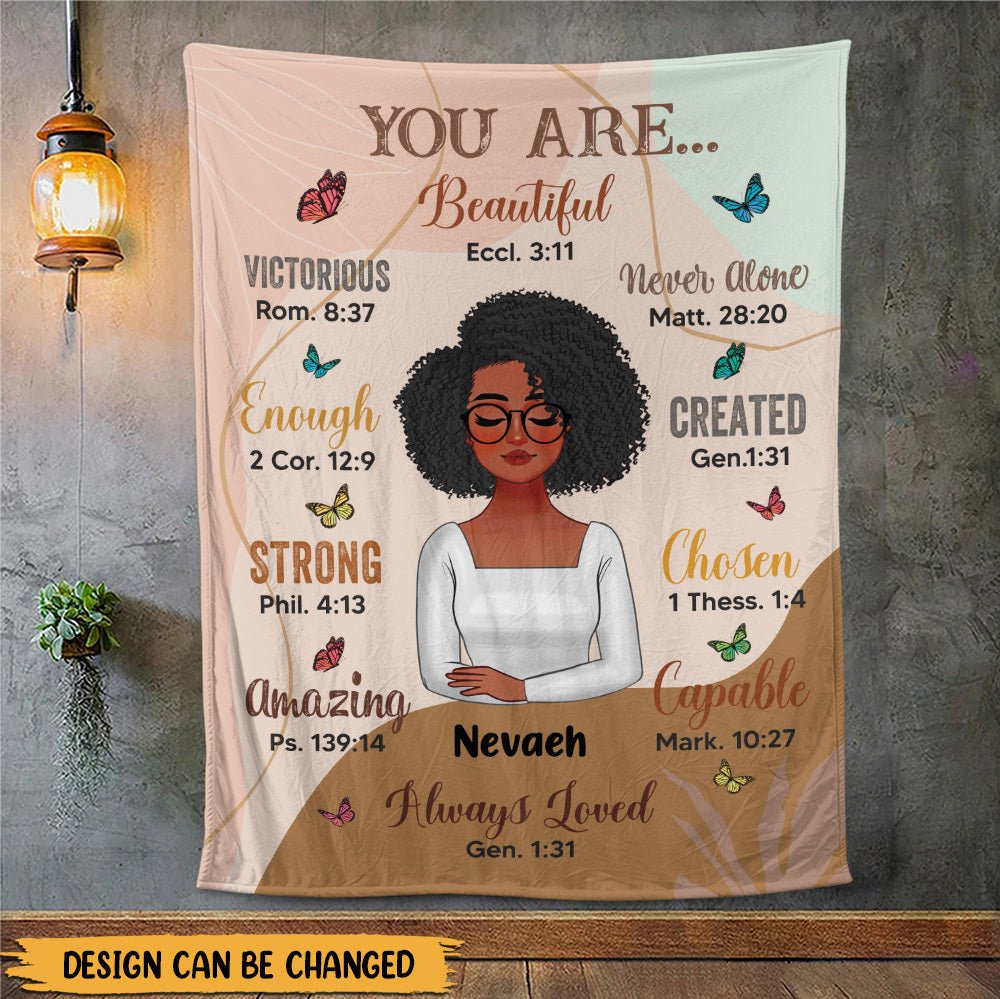 You Are... - Personalized Blanket - Best Gift For Mother, Grandma - Giftago