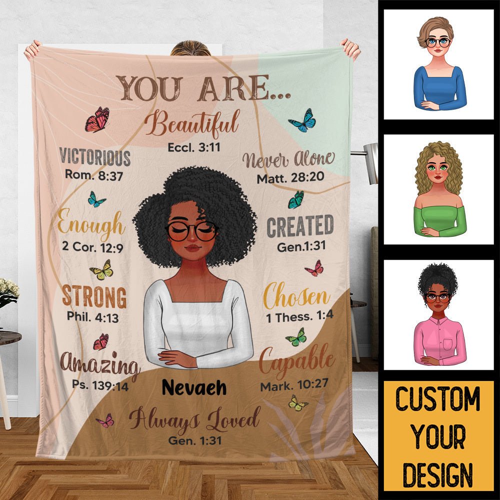 You Are... - Personalized Blanket - Best Gift For Mother, Grandma - Giftago