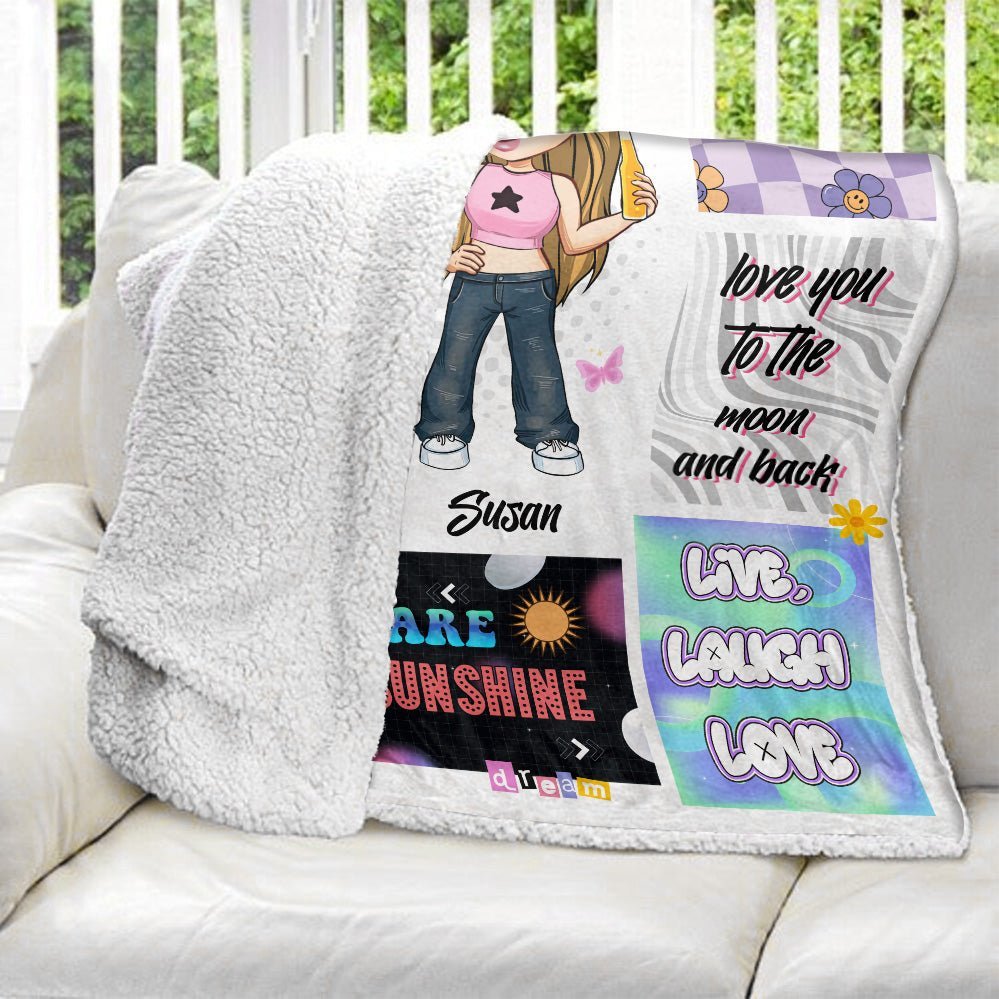 You Are The Best Bestie - Personalized Blanket - Giftago