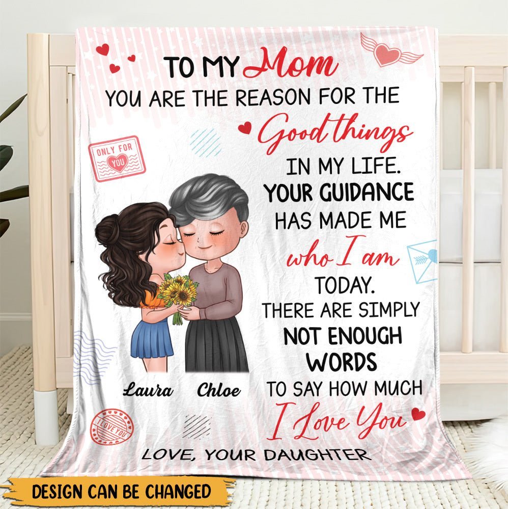 You Are The Reason - Personalized Blanket - Best Gift For Mom, For Birthday - Giftago