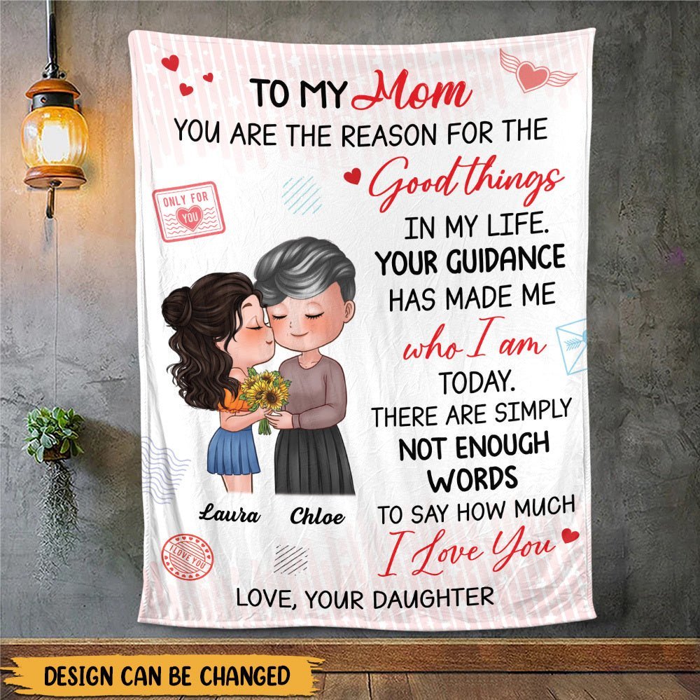 You Are The Reason - Personalized Blanket - Best Gift For Mom, For Birthday - Giftago