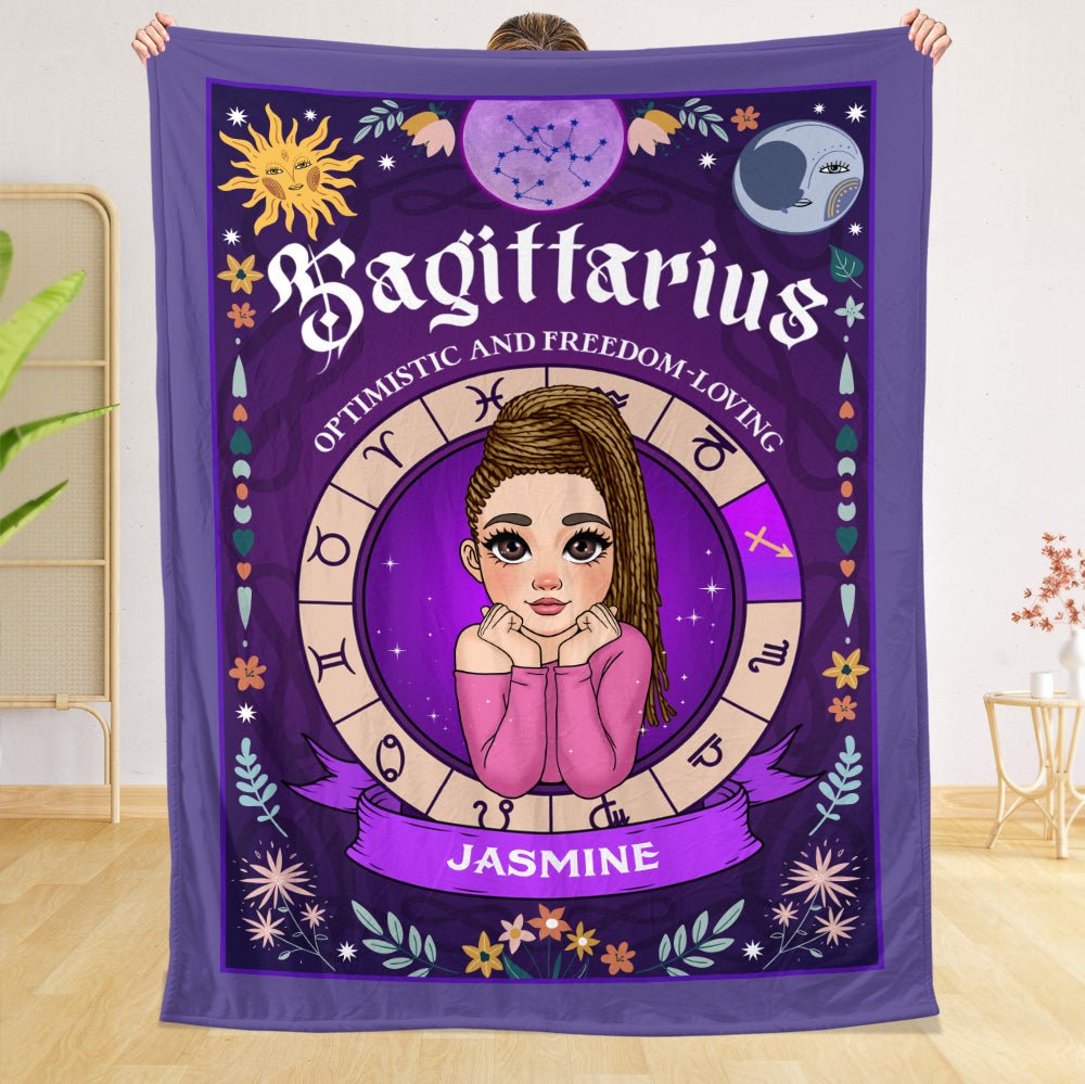 Zodiac Characteristics - Personalized Blanket - Best Gift For Yourself, For Friend, Birthday - Giftago