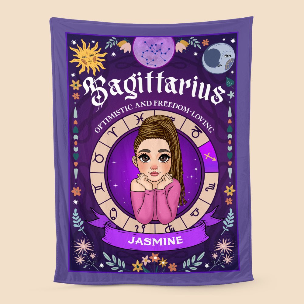 Zodiac Characteristics - Personalized Blanket - Best Gift For Yourself, For Friend, Birthday - Giftago