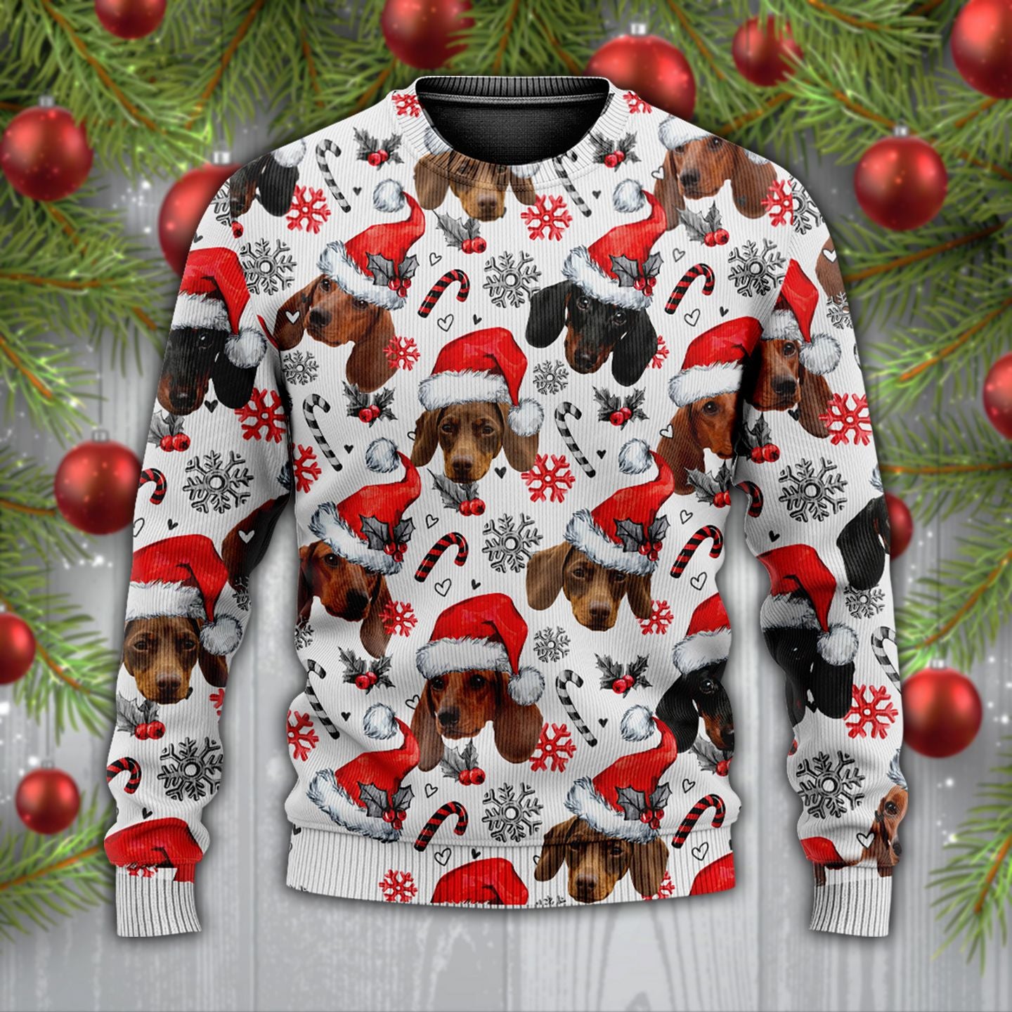 Christmas Ugly Sweater Dachshunds - Gift for Christmas | Giftago