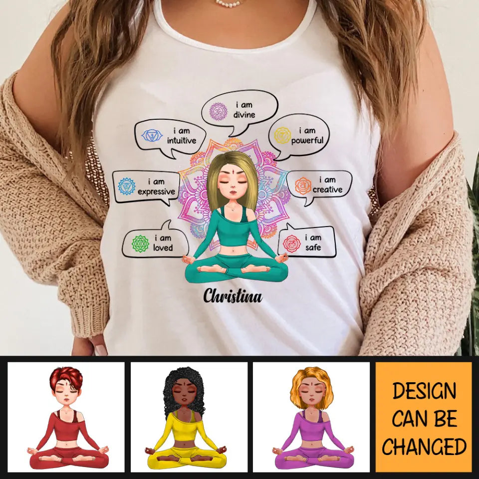I Am - Personalized T-Shirt/ Tank Top/ Hoodie - Best Gift For Yoga Lovers - Giftago