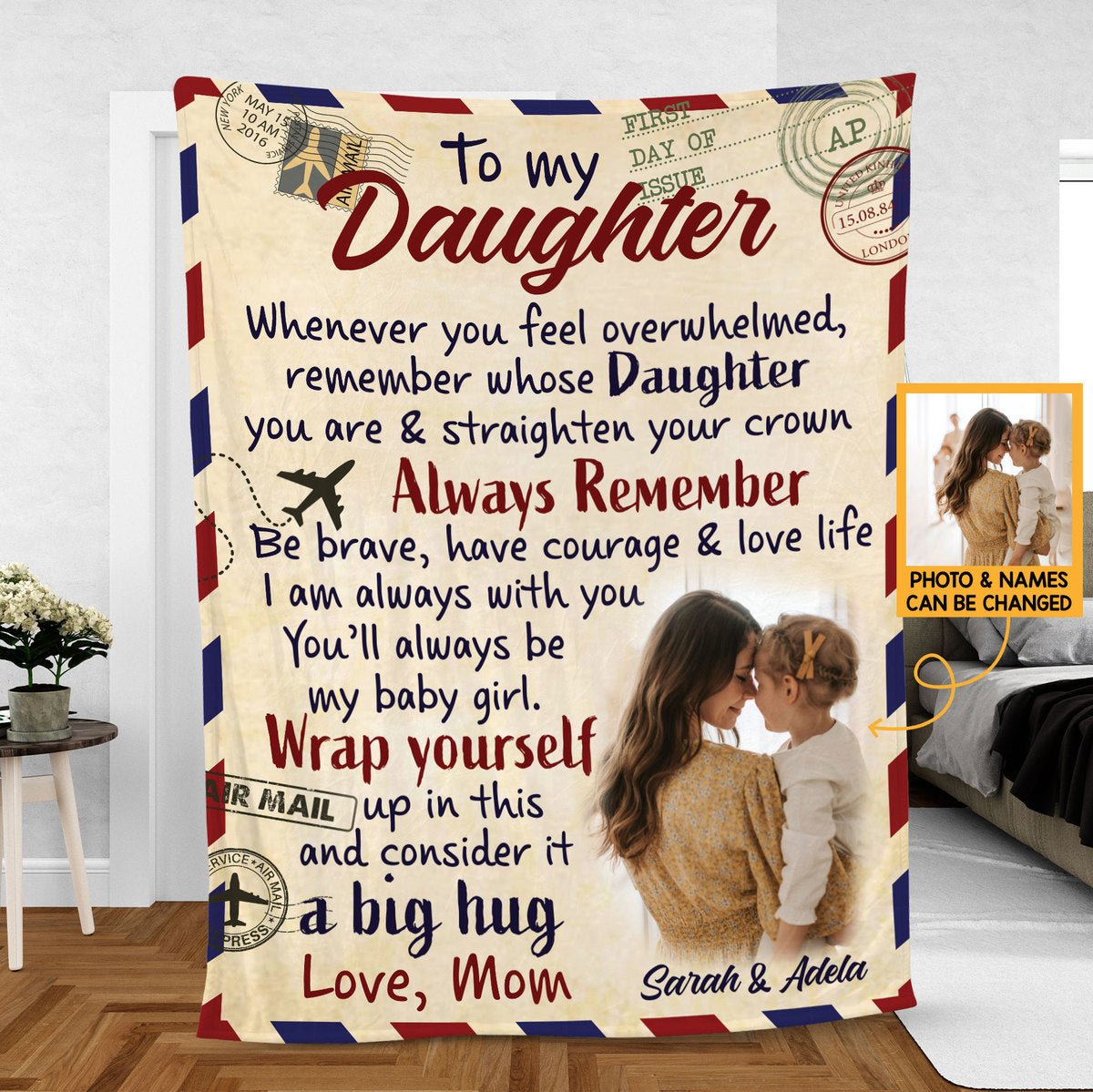 Daughter blanket online gift