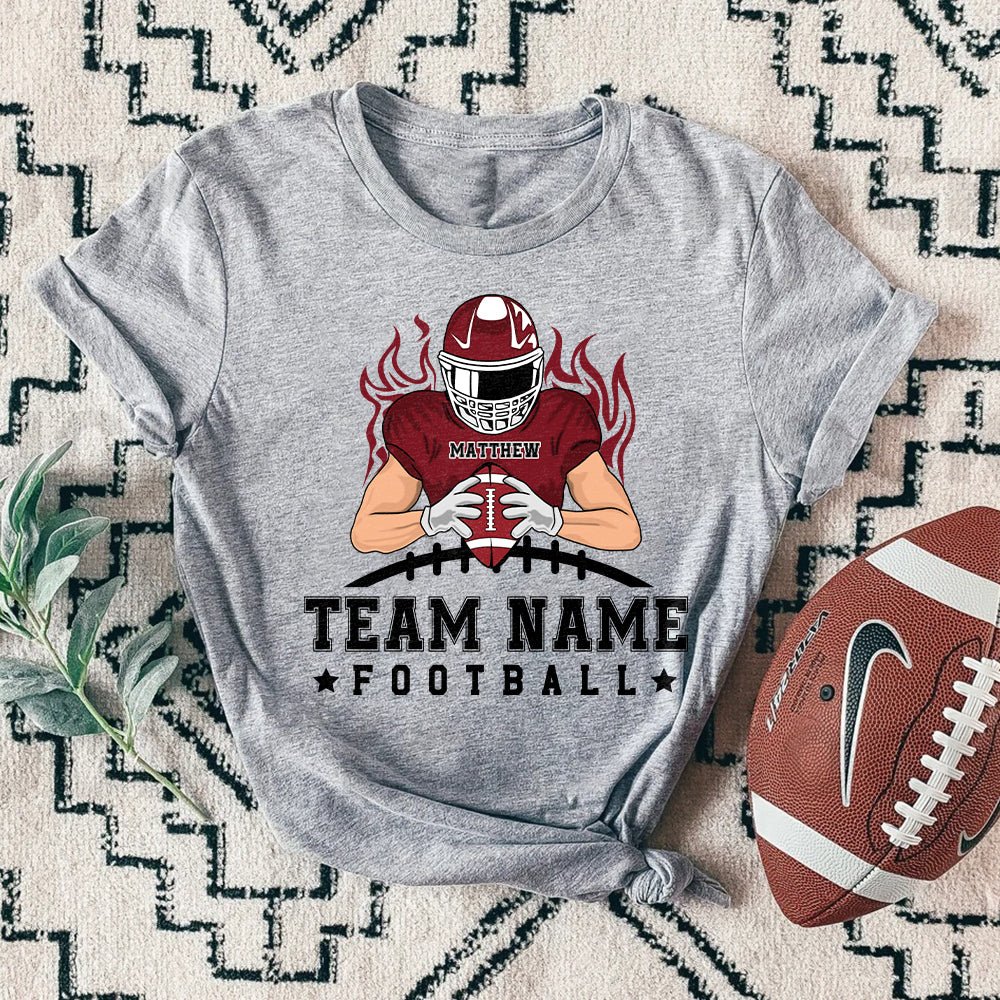 American Football Team Name T-Shirt - TG0922QA - Giftago