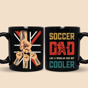 Behind Ever Soccer Player - Personalized Black Mug - Best Gift For Father - Giftago