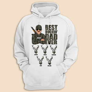 Best Buckin' Dad Ever - Personalized T-Shirt/ Hoodie - Best Gift For Father - Giftago