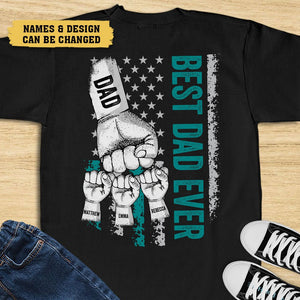 Personalized T-Shirt/Hoodie - Best Dad Ever Bumps - Best Dad Gift