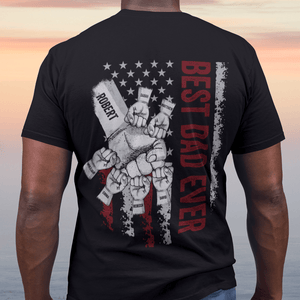 Personalized T-Shirt/Hoodie - Best Dad Ever Bumps - Best Dad Gift