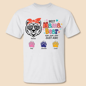 Personalized Mom T-Shirt/Hoodie - Best Mama Bear Ever