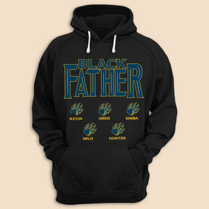 Black Father  - Personalized T-Shirt/ Hoodie - Best Gift For Father - Giftago
