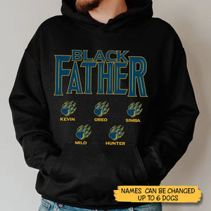 Black Father  - Personalized T-Shirt/ Hoodie - Best Gift For Father - Giftago