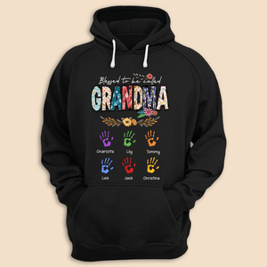 Blessed To Be Called Grandma - Personalized T-Shirt/ Hoodie - Best Gift For Mother, Grandma - Giftago