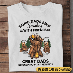 Camping Dad - Personalized T-Shirt/ Hoodie - Best Gift For Father - Giftago