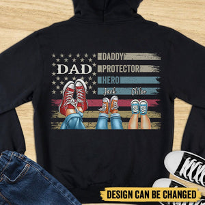 Dad Shoes - Personalized T-Shirt/ Hoodie - Best Gift For Father - Giftago