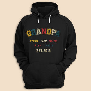 Daddy/ Grandpa - Personalized T-Shirt/ Hoodie Front - Best Gift For Dad - Giftago