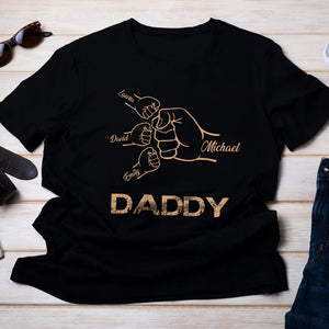 Daddy/ Grandpa Shirts - Personalized T-Shirt/ Hoodie Front - Best Gift For Dad - Giftago