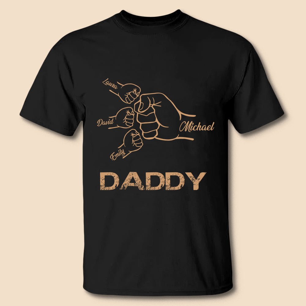 Daddy/ Grandpa Shirts - Personalized T-Shirt/ Hoodie Front - Best Gift For Dad - Giftago