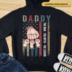 Daddy/ Grandpa - The Man, The Myth, The Legend - Personalized T-Shirt/ Hoodie - Best Gift For Father, Grandpa - Giftago