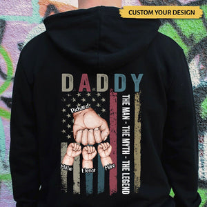 Daddy/ Grandpa - The Man, The Myth, The Legend - Personalized T-Shirt/ Hoodie - Best Gift For Father, Grandpa - Giftago