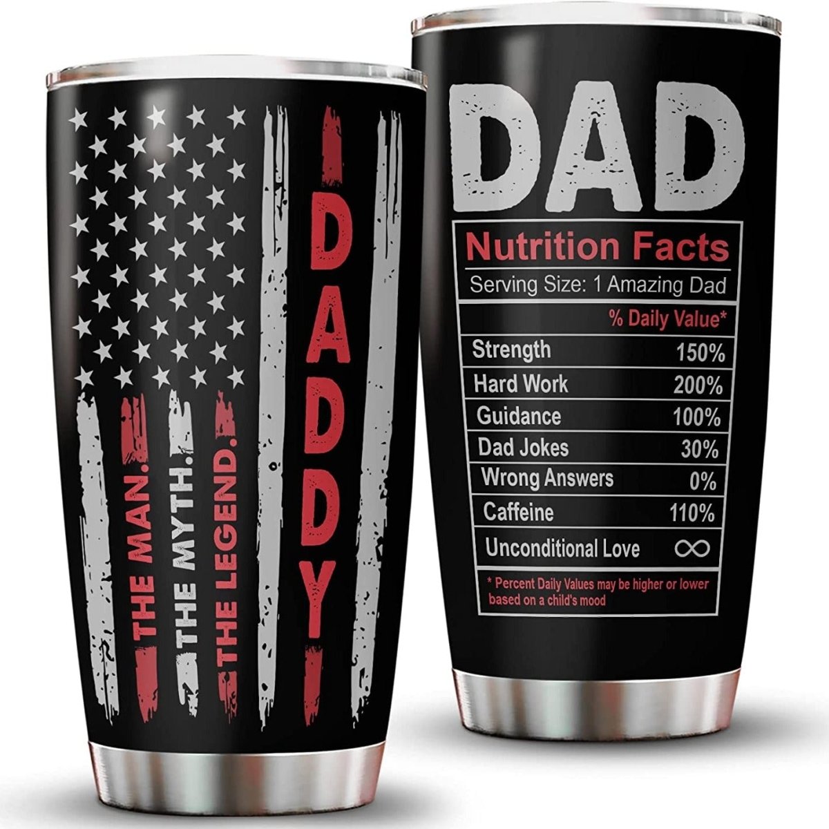 Daddy - The Man - The Myth - The Legend Tumbler - Best Gift For Father - Giftago