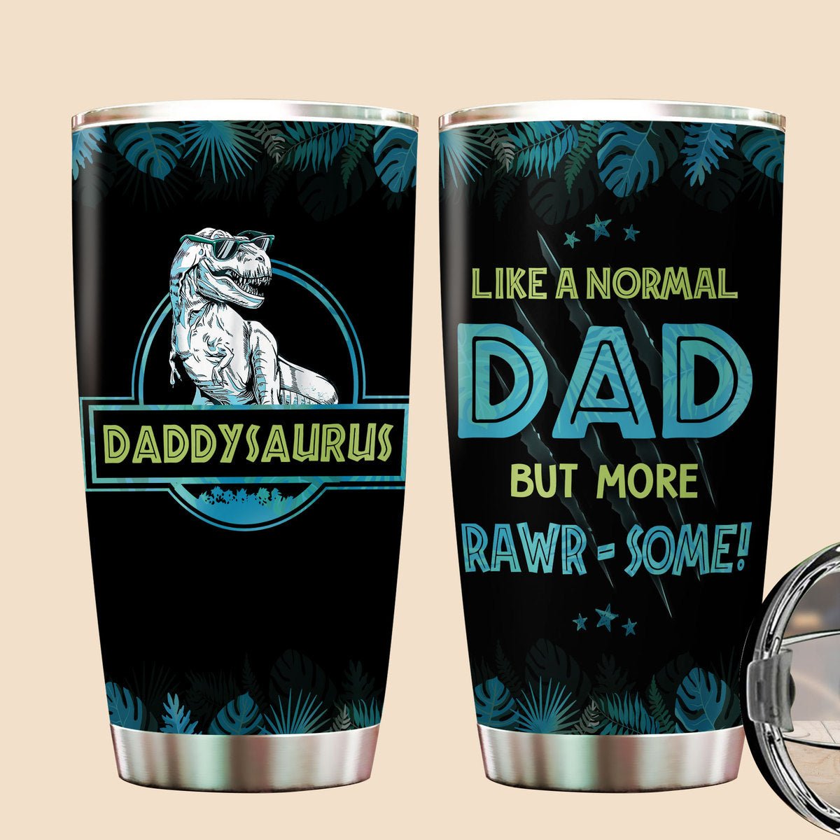 Daddysaurus Tumbler - Best Gift For Father, Grandpa - Giftago