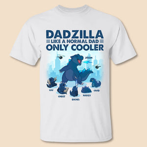 Dadzilla - Personalized T-Shirt/ Hoodie - Best Gift For Father - Giftago