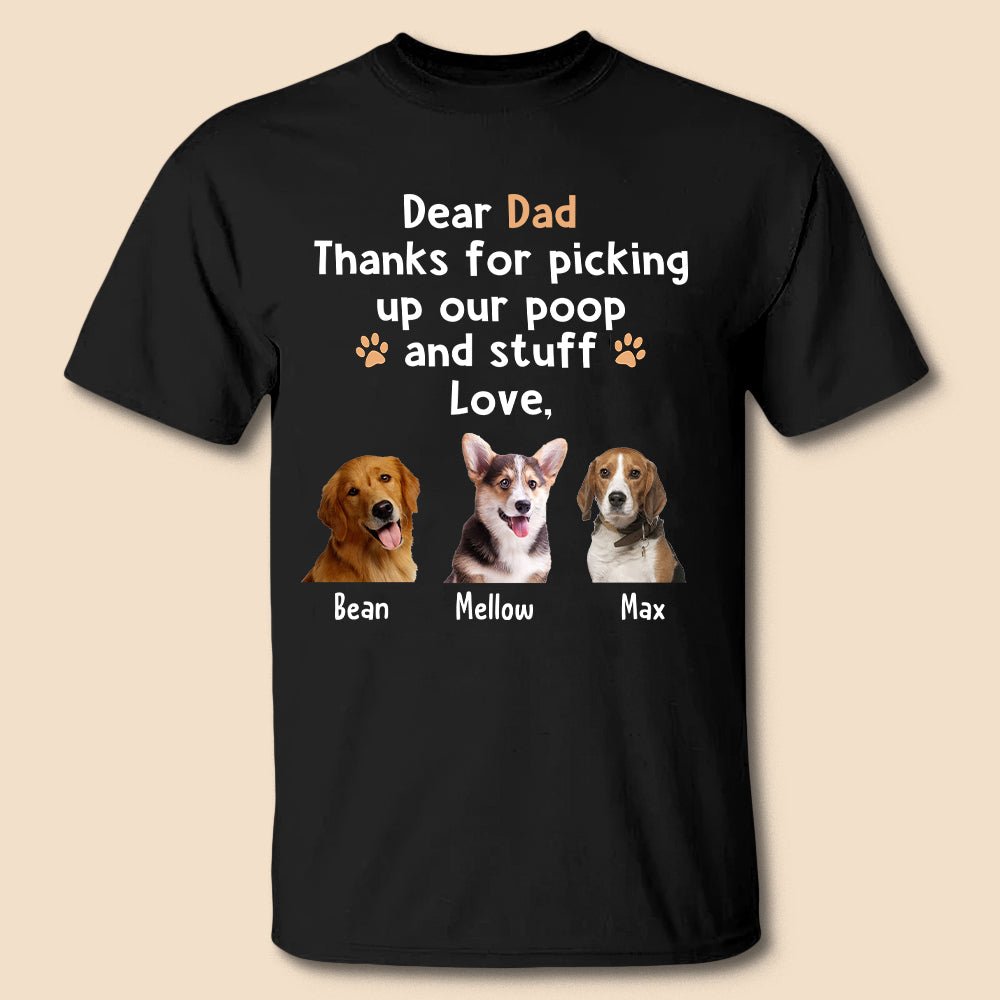 Dear Dad/Mom Thank You For Picking Up Our Stuff - Personalized T-Shirt/ Hoodie - Best Gift For Family - Giftago