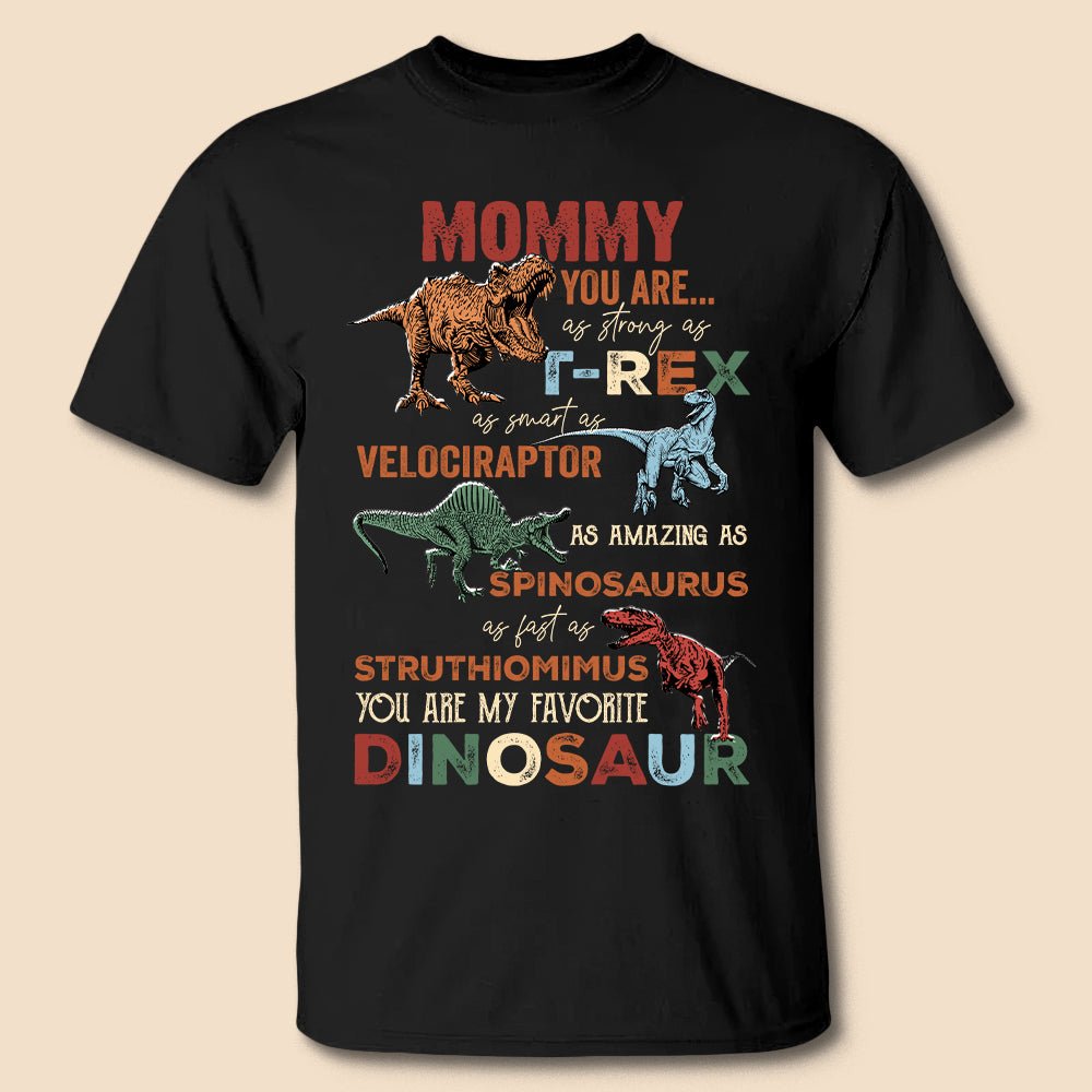 Dinosaur Mommy - Personalized T-Shirt/ Hoodie - Best Gift For Mother - Giftago